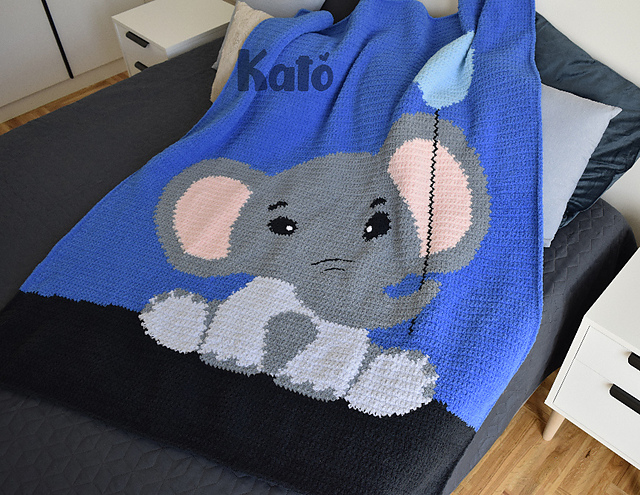 Elephant in the room blanket
