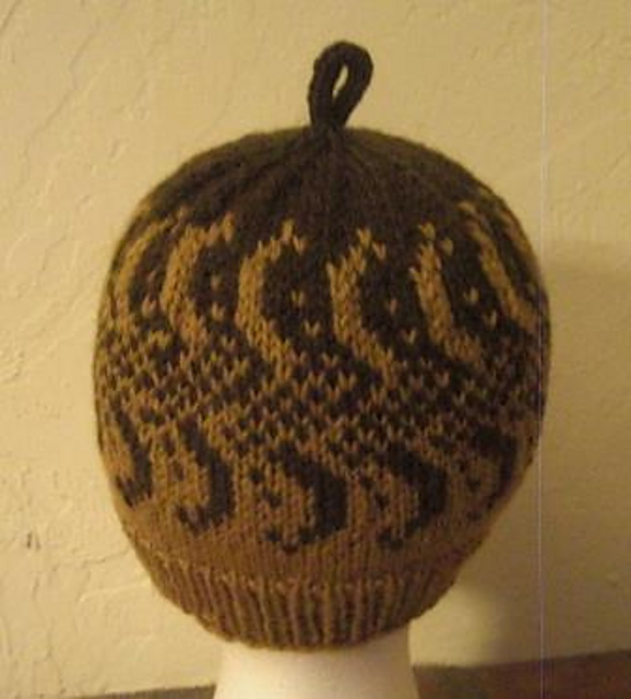 Ombre Swirls Hat