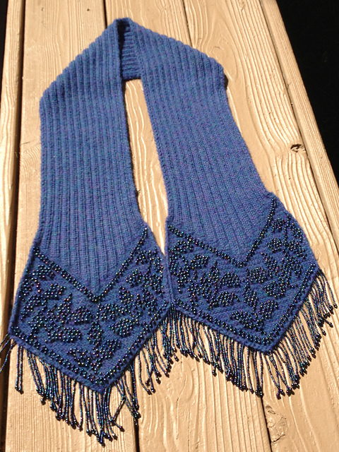 #38 Luxe Touch Beaded Scarf