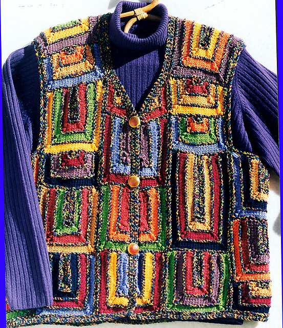 Patchwork "U-Turn" Vest