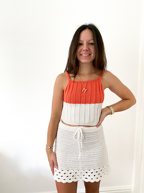 Scallop Waisted Skirt