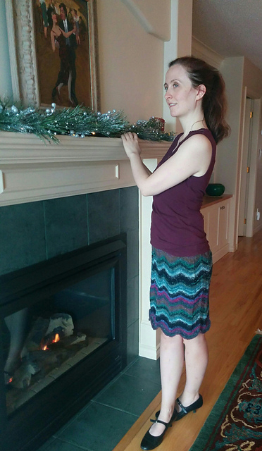 Classic Chevron Stitch Skirt