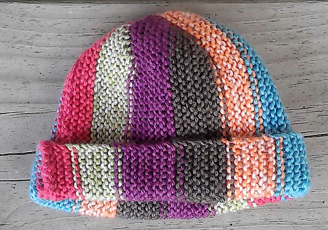 Garter Stitch Baby Hat