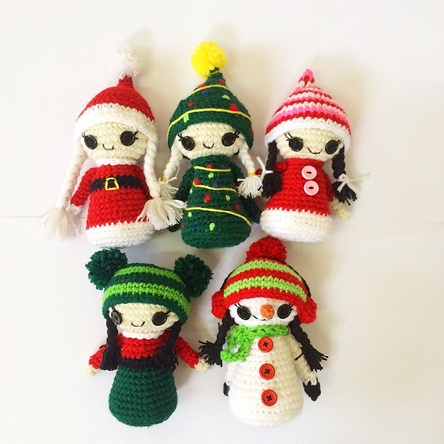 Christmas Mini Dolls