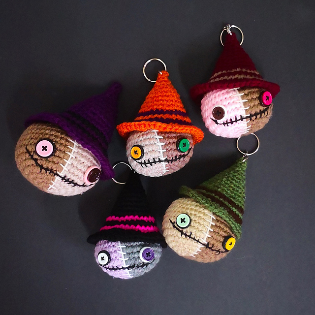 Zombie Heads Key chains