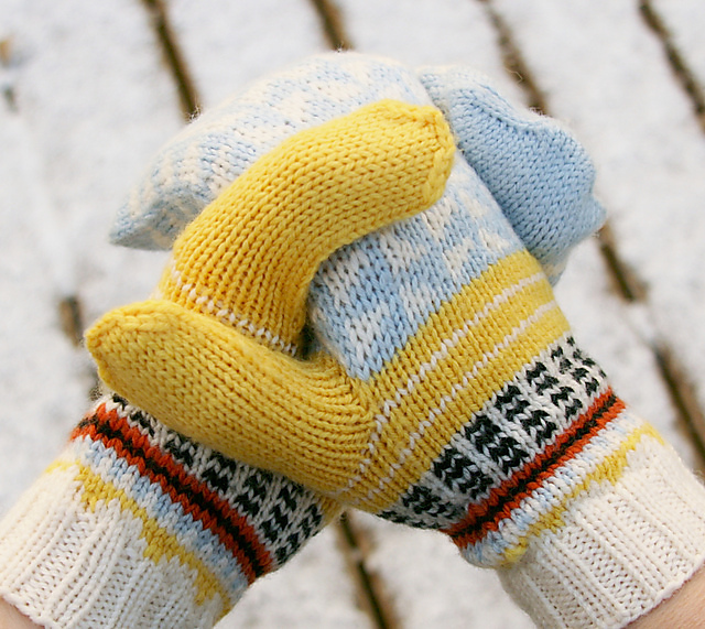 Mittens inspired by Marni f/w 2011