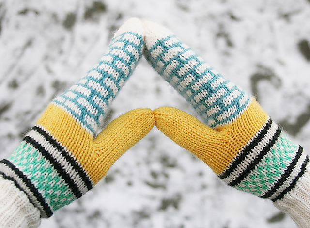 Mittens inspired by Jeremy Scott f/w 2012