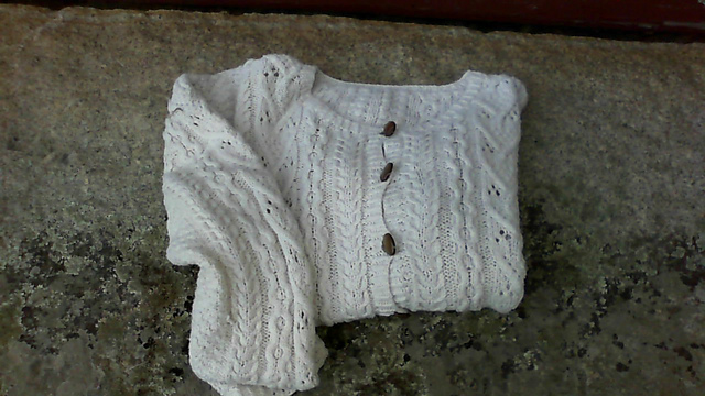 582 Aran Cardigan