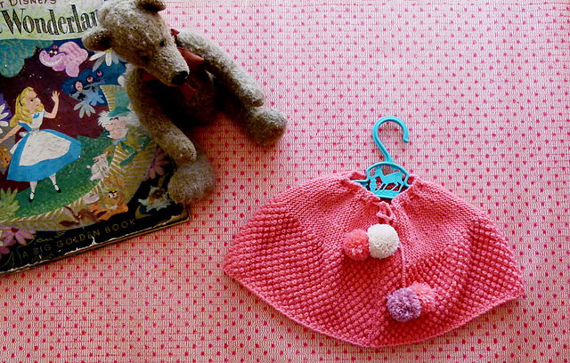 Bramble stitch poncho