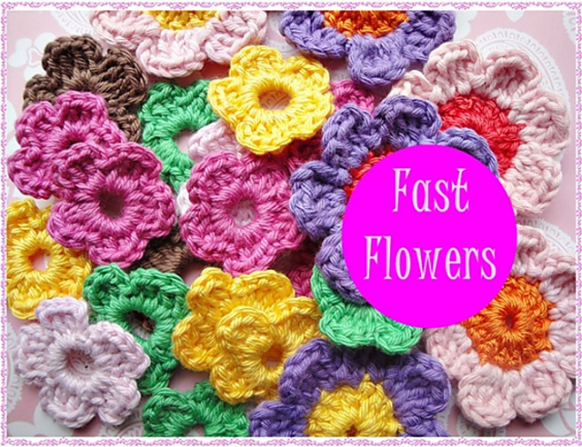 Easy Crochet Flowers ll