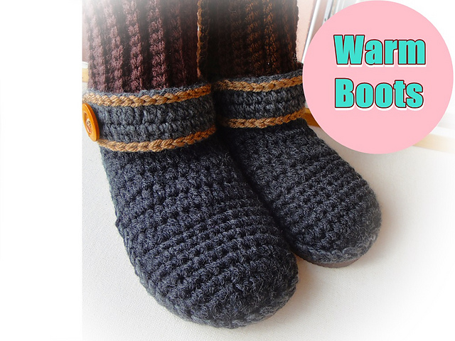 Bed of Roses Crochet Boots NSF