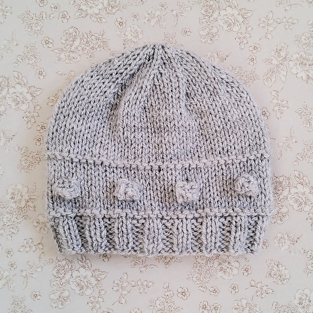 Baby Hat with Bobbles