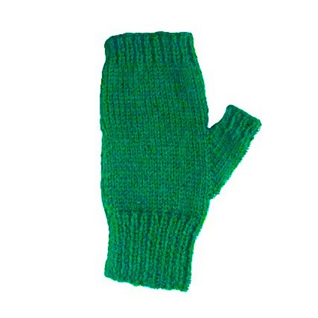 Easy Fingerless Men's Mittens - with Thumbs