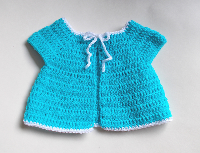 Simple Crochet Sleeveless Baby Top