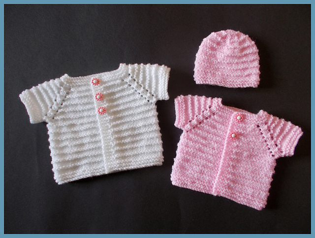 Premature Baby ~ Kinzie Baby Top & Hat