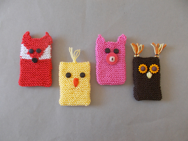 Animal Pockets - Knitted
