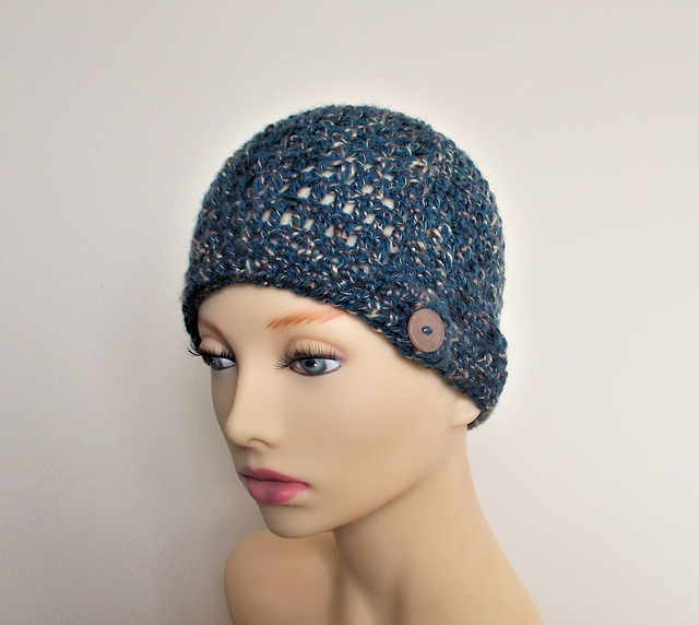Moorland Aran Ladies Button Hat