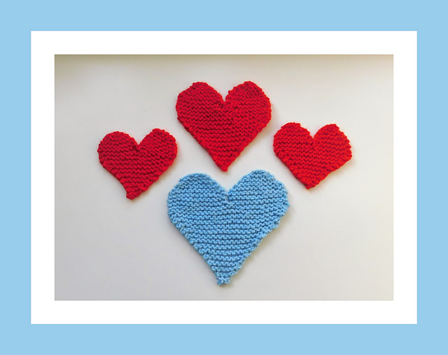 Ravelry: Easy Knitted Hearts pattern by marianna mel