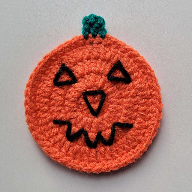 Pumpkin Coaster for Halloween
