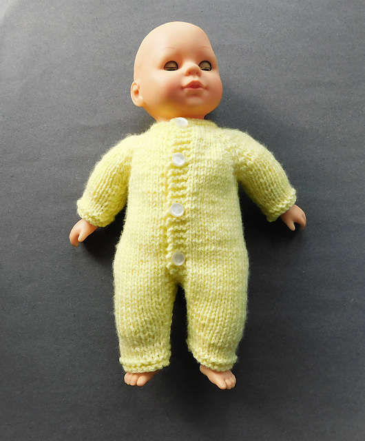 Stocking Stitch Baby Onesie