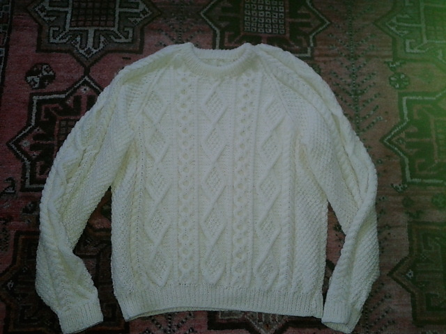 Diamond Cable Sweater