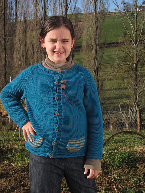 Cardigan à poches