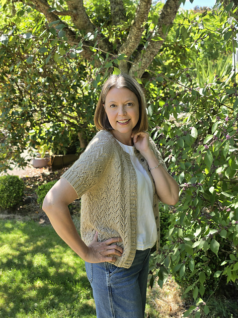B*O様 Watermark Pattern Knitted Cardigan Ravelry: Watermark Cardigan pattern by Marie Greene