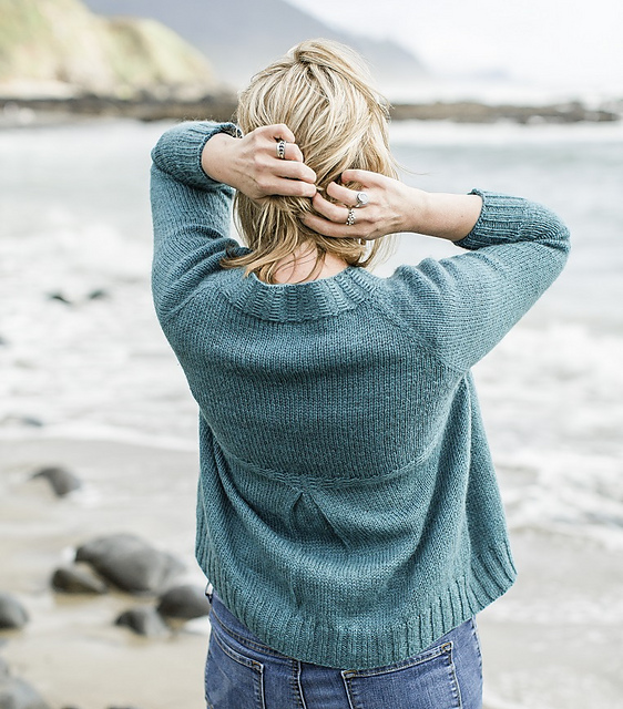 Seaside Pleated Cardigan
