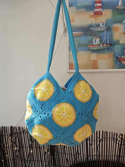 Citrus Fruit Granny Square