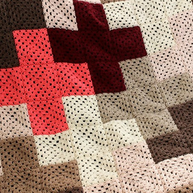 Colorful Squares Blanket