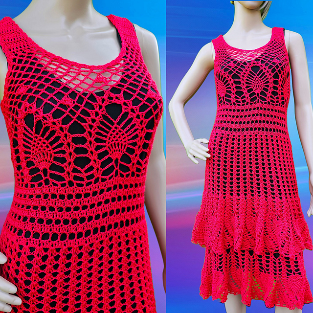 Red Pineapple Dress