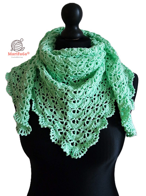 Spring Baktus  Shawl