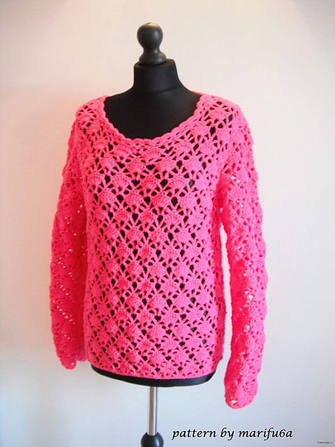 Pink sweater