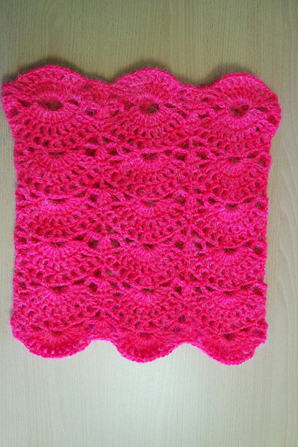 hooded lace cowl