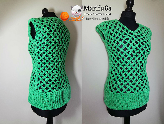 green  mesh top