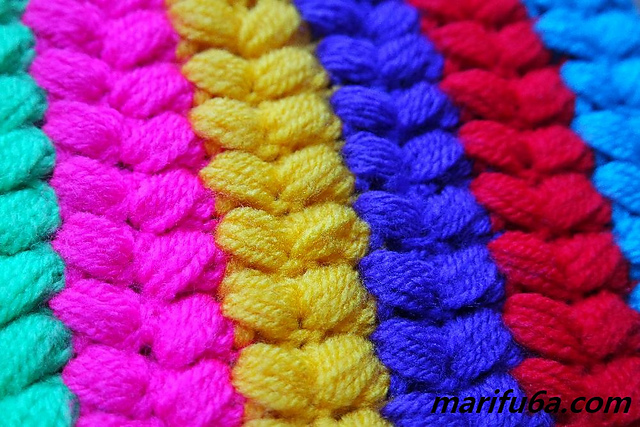braid stitch blanket