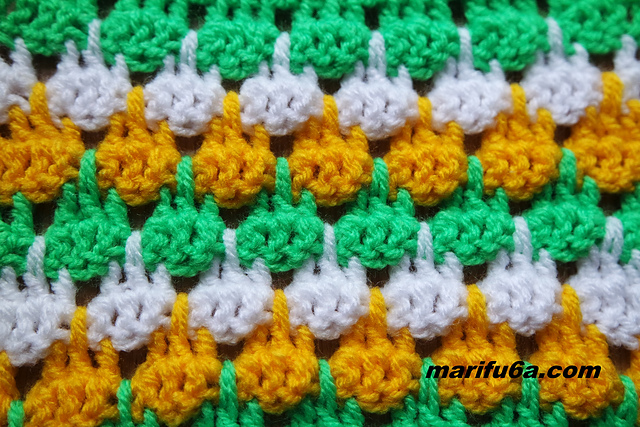 colorful drops hot pad