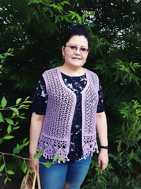 lace vest jacket