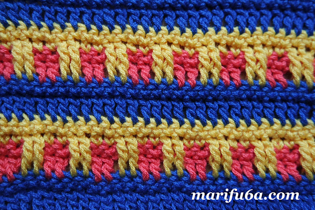 Tooth stitch blanket