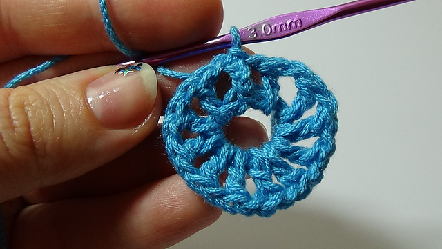 spiral doily