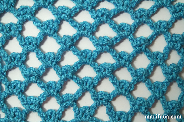 mesh stitch blanket