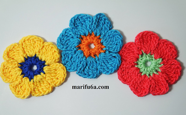 seven petals flower