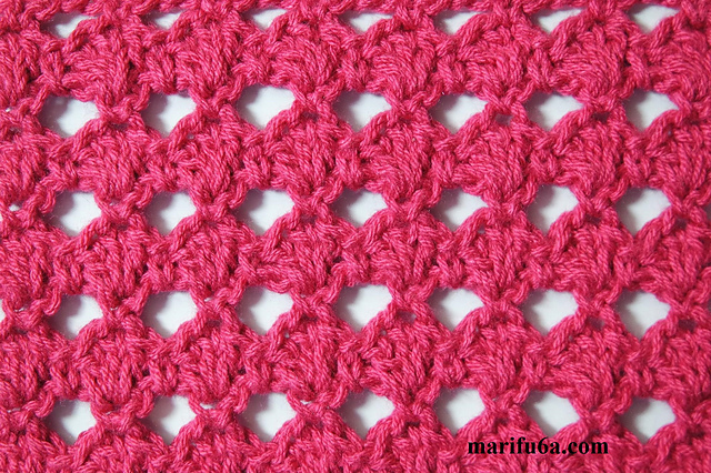 shell stitch blanket