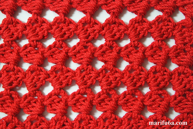 cluster spiral stitch