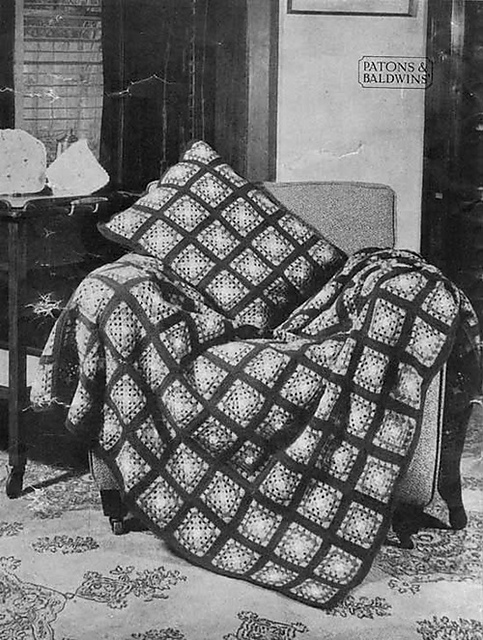 Orkney Afghan and Cushion