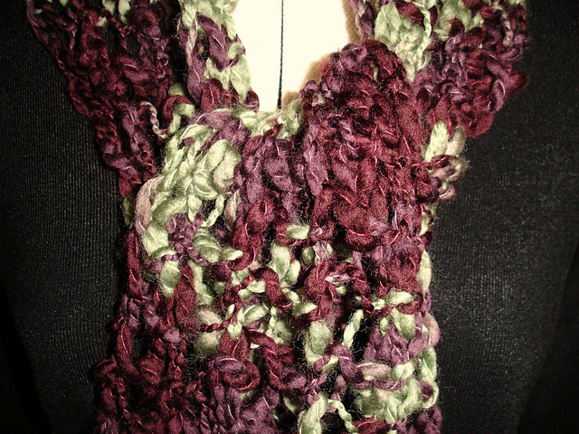 1-skein Kaalund Relish scarf