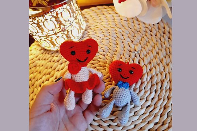 Heart Keychain Set