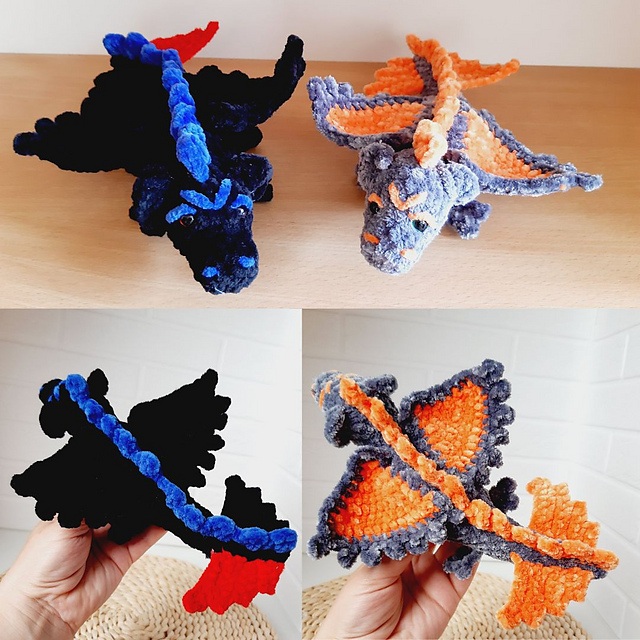 Amigurumi dragon