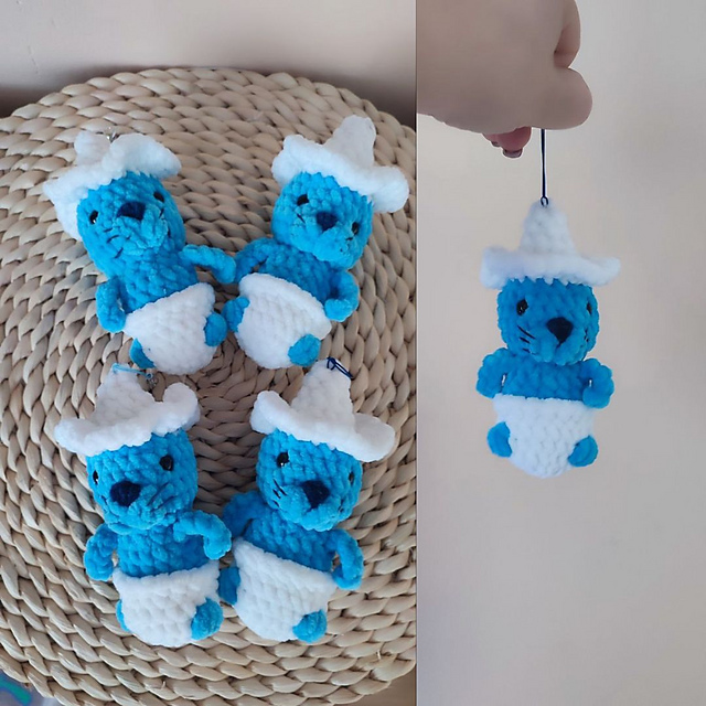 Mushroom cat, Smurfcat, shailushai