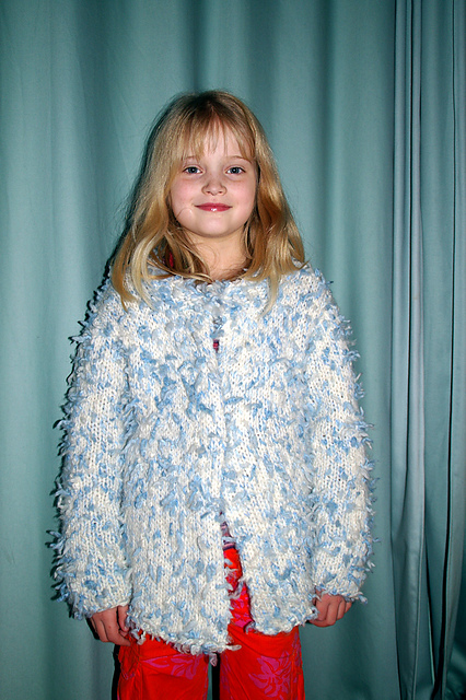 Niños 25-19 Girls Cardigan in Polar